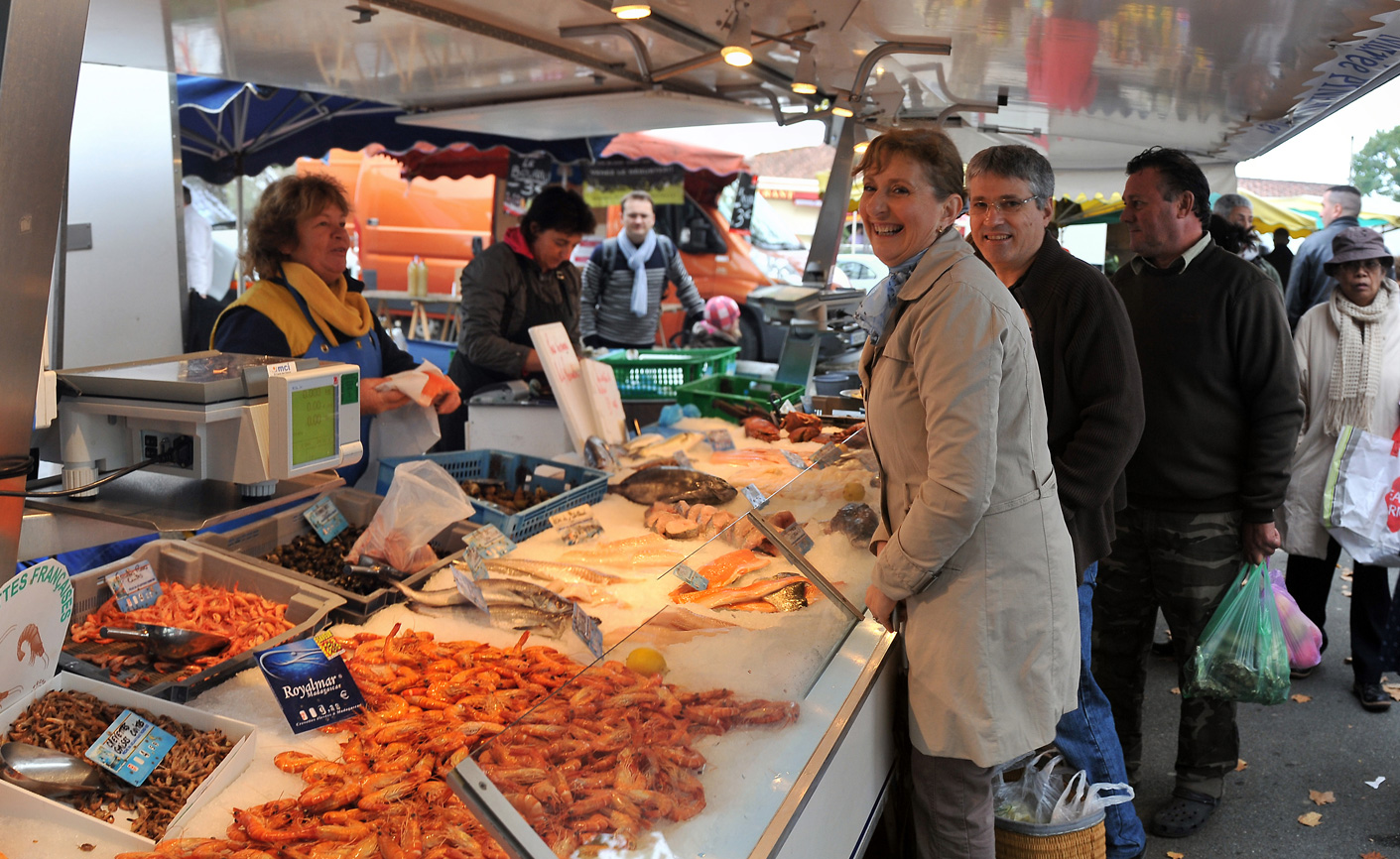 Marché de bassens, près de bordeaux - crédit : Ville de Bassens