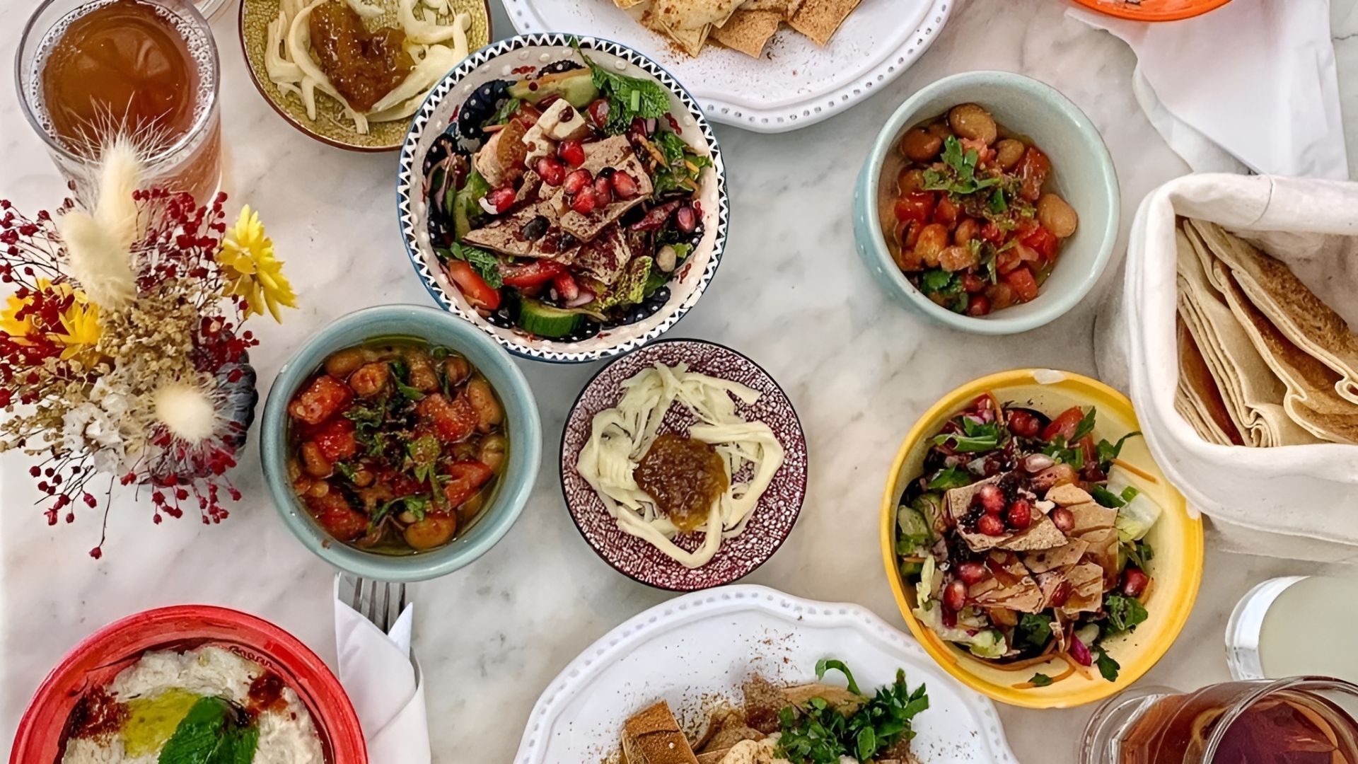 Der Brunch des Hofes von Nana in Bordeaux