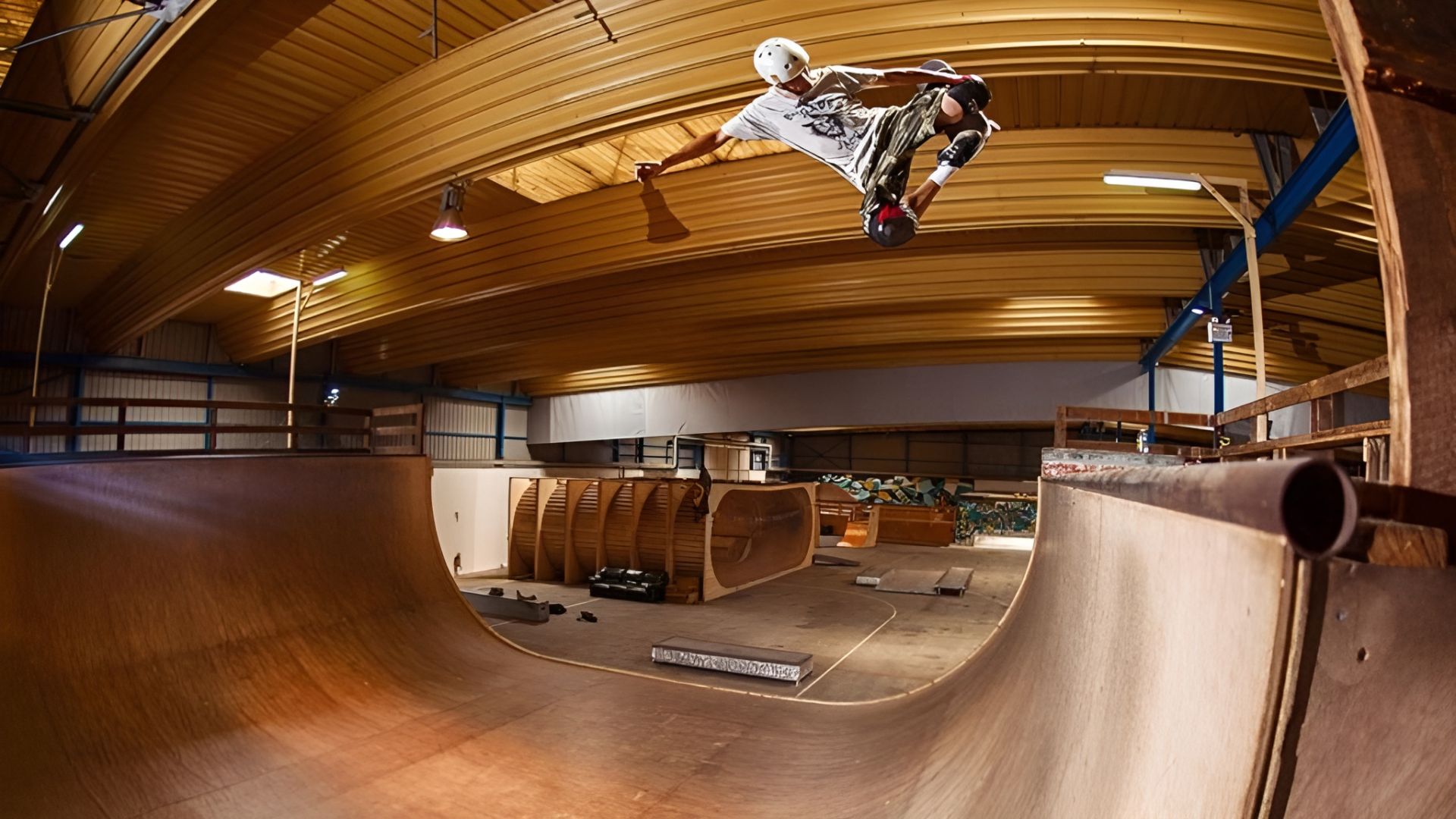 Der Skatepark von Darwin auf dem rechten Ufer